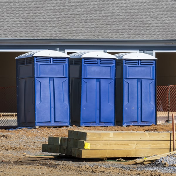 do you offer hand sanitizer dispensers inside the porta potties in Baker California